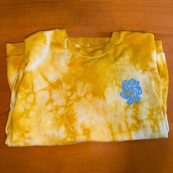 FLATBUSH ZOMBIES: ACID DROP LADIES CREWNECK YELLOW SWEATER WOMENS LARGE - Picture 5 of 8